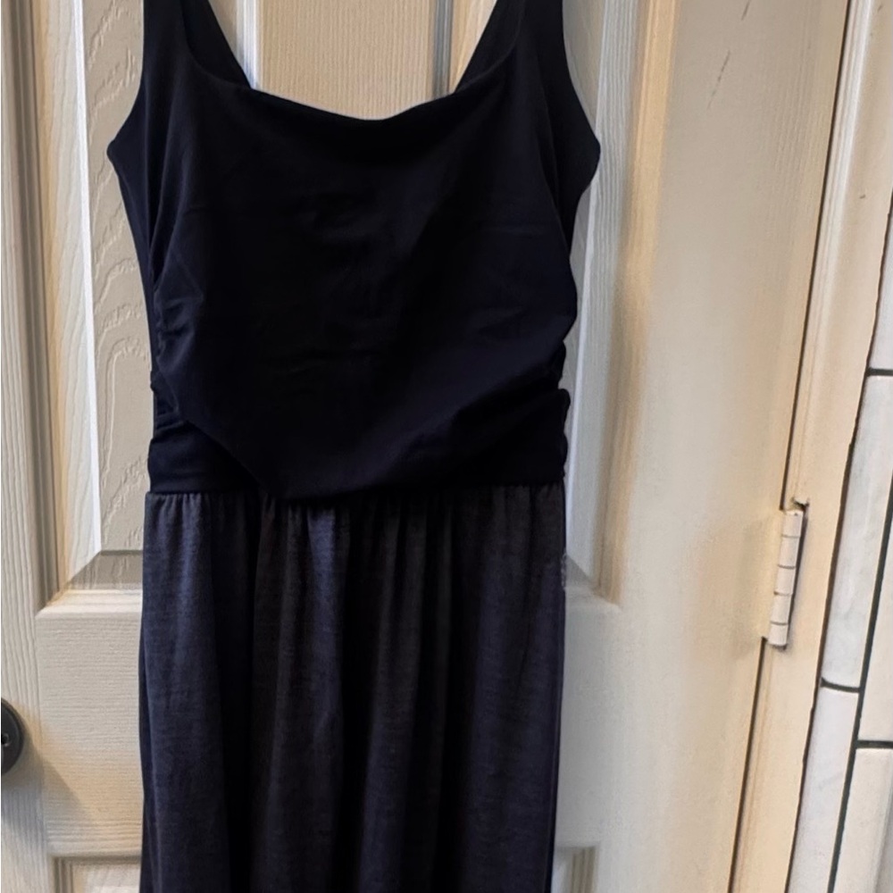 Free People Dark Gray Capri Jumpsuit - Picture 4 of 4